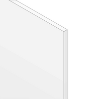 MODULAR SOLUTIONS PVC PANEL&lt;br&gt;1/4&quot; X 48&quot; X 96&quot;, WHITE